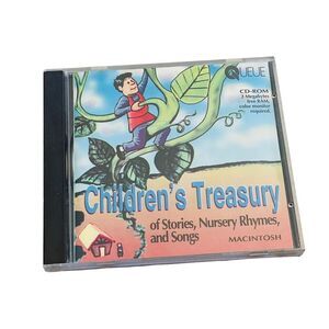 10/25🦋 Queue Children's Treasury of Stories, Nursery Rhymes & Songs CD-ROM (Mac)